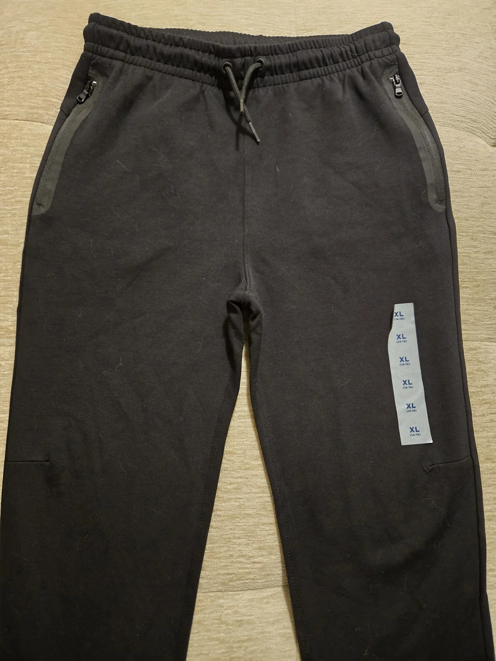 Old Navy Black Kids Sweatpants with Zipper Pocket